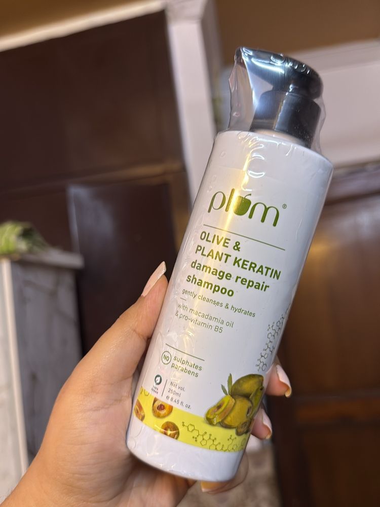 Plum Olive &amp; Plant Keratin Damage Repair Shampoo