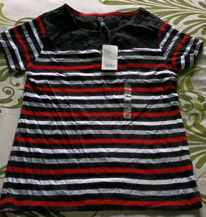 Striped Short Sleeve Tee