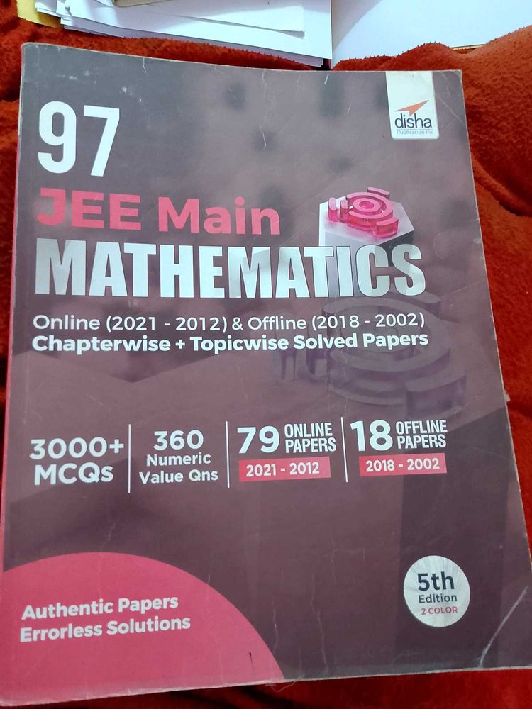 Disha publication JEE MAINS PYQ BOOK chapter wise