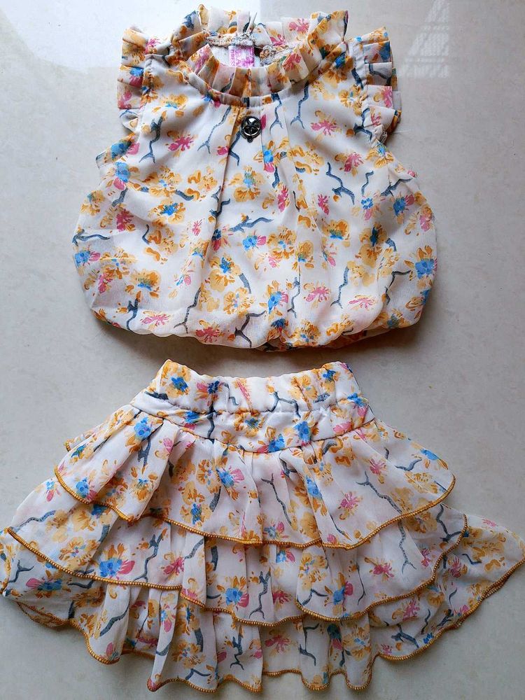 Baby Girl Top&amp;Skirt Set
