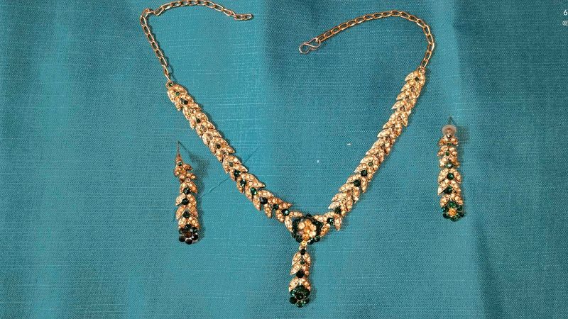 Sea Green Nag Jewellery Set