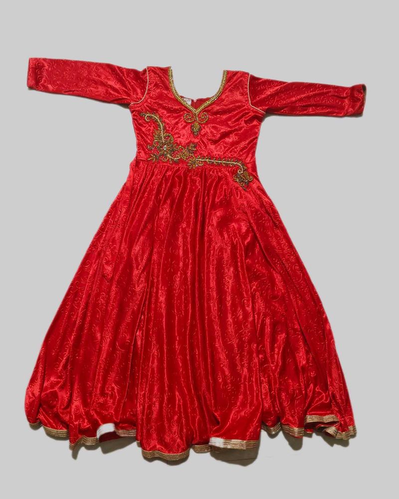 Red Ethnic Gown