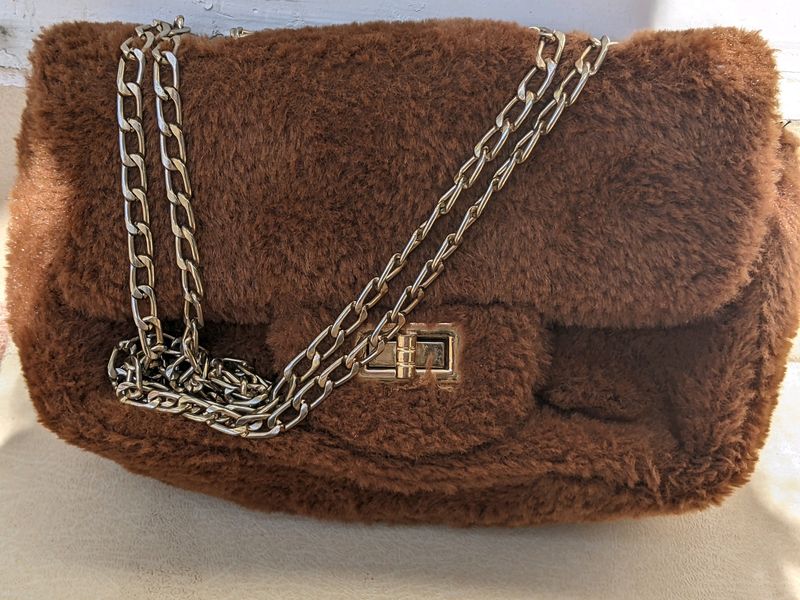 Furr Brown Sling Bag