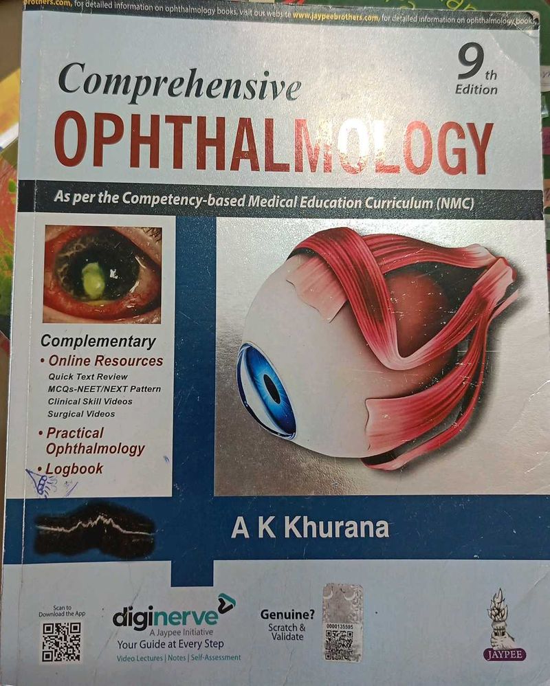 ophthalmology ak khurana 9th edition textbook