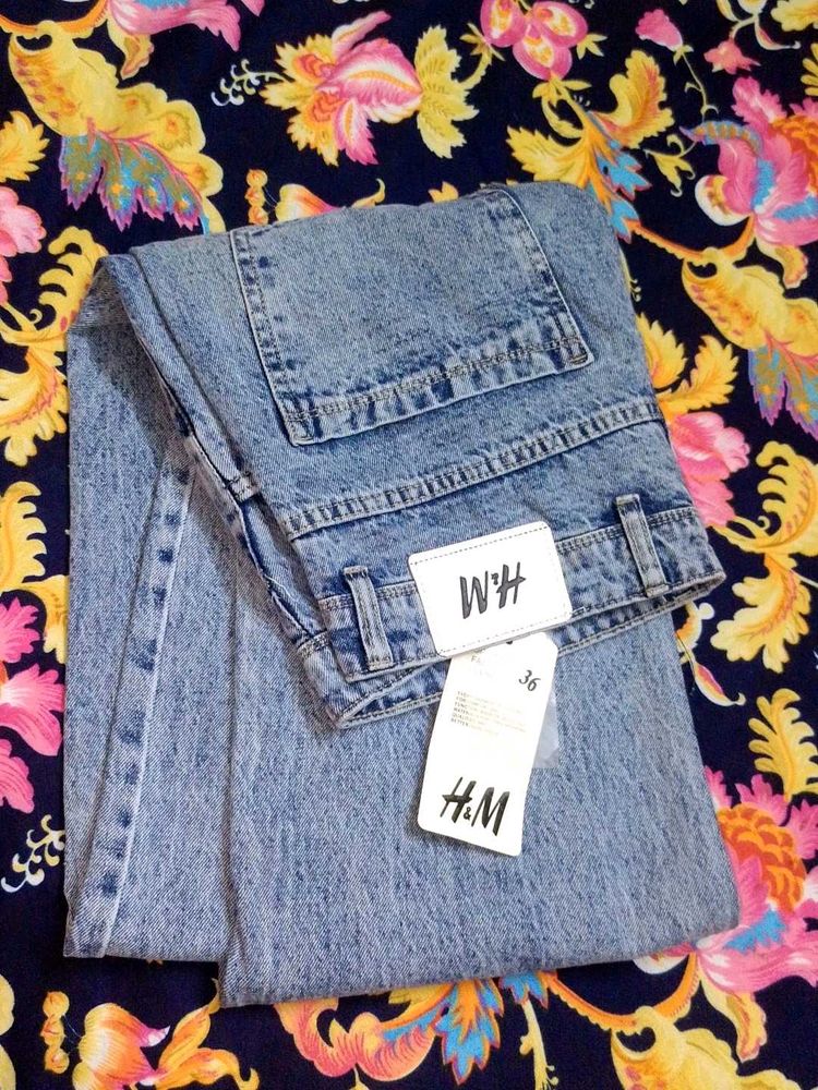 H&amp;M Light Denim Baggy Jeans 👖