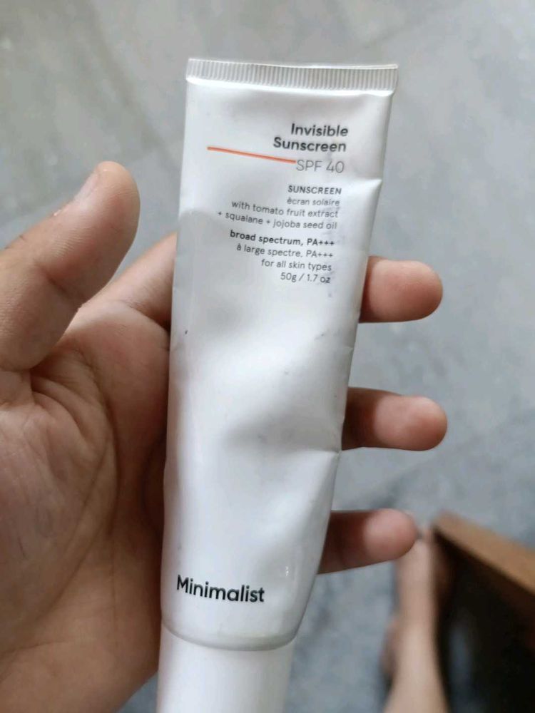 Minimalist Sunscreen