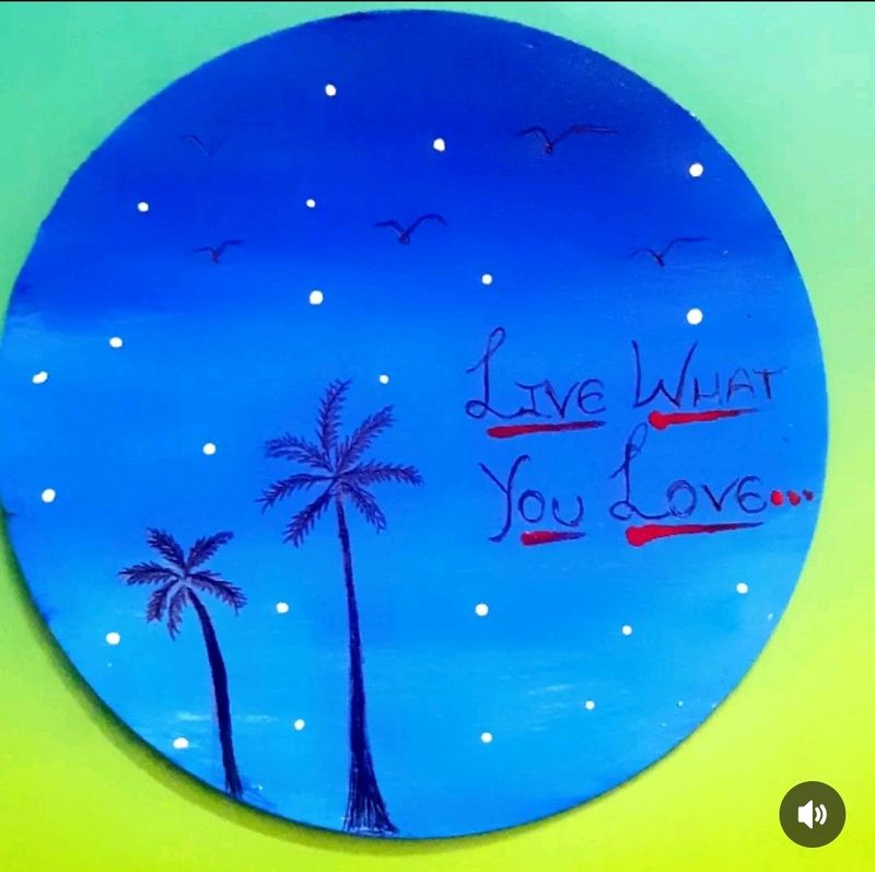 Mini Poster Colours Painting#walls Decorate#decora