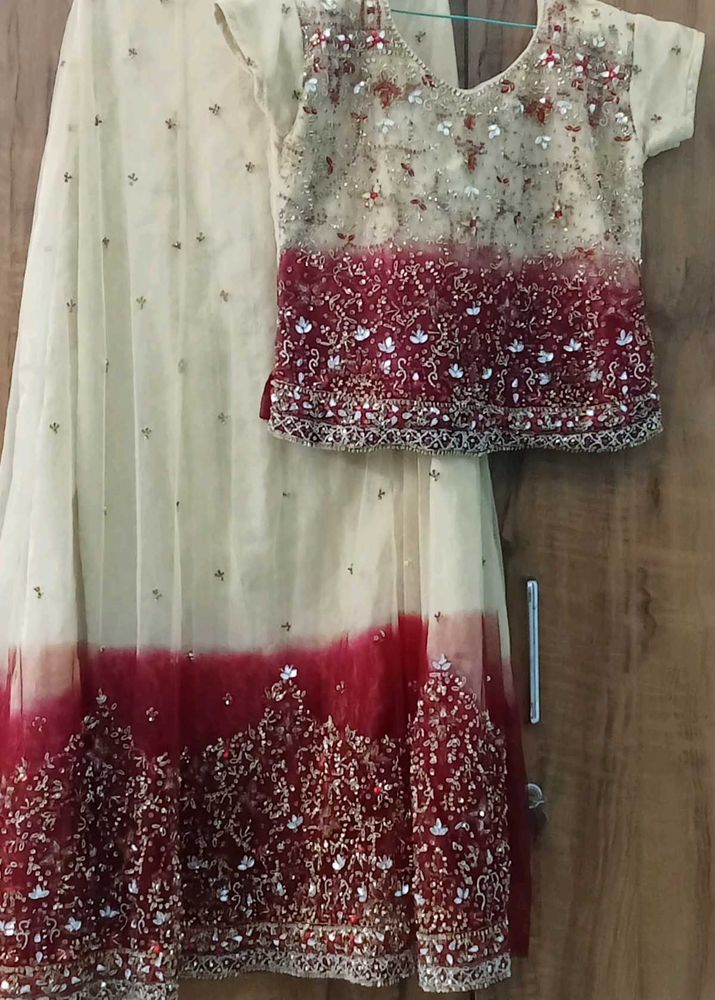Beaded Indian Lengha