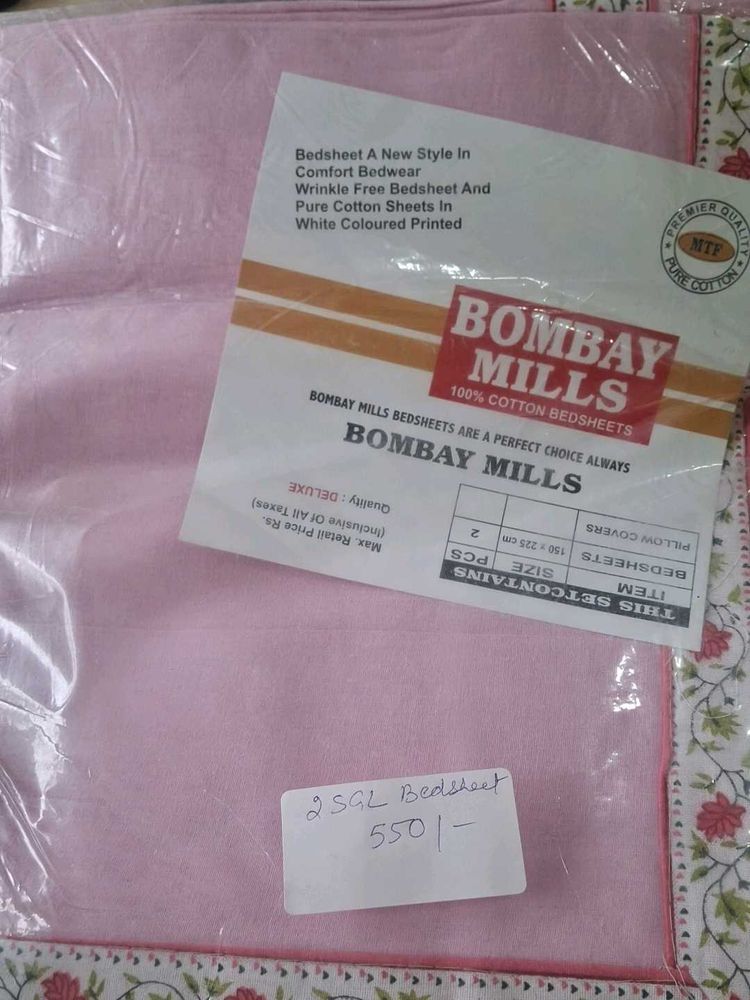Cotton 2 Single Bed sheet
