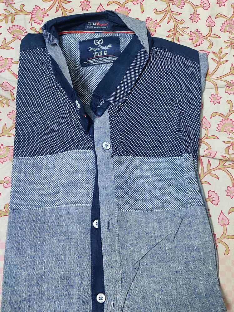 EMTulip Original Half Sleeves Cotton Shirt For Men