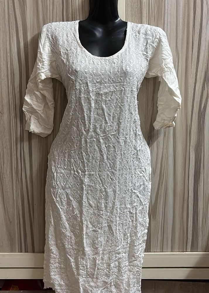 Elegant White Kurta
