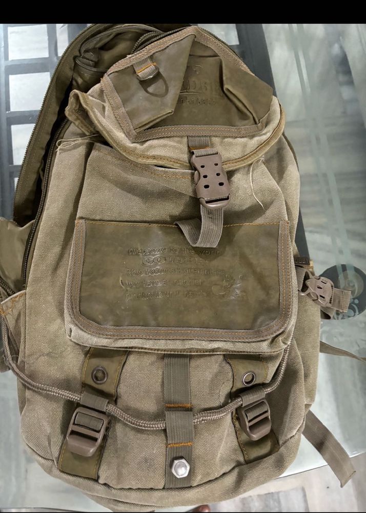 Vintage Canvas Backpack