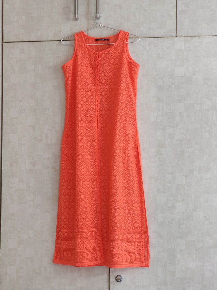 Lifestyle Melange Front Slit Kurti