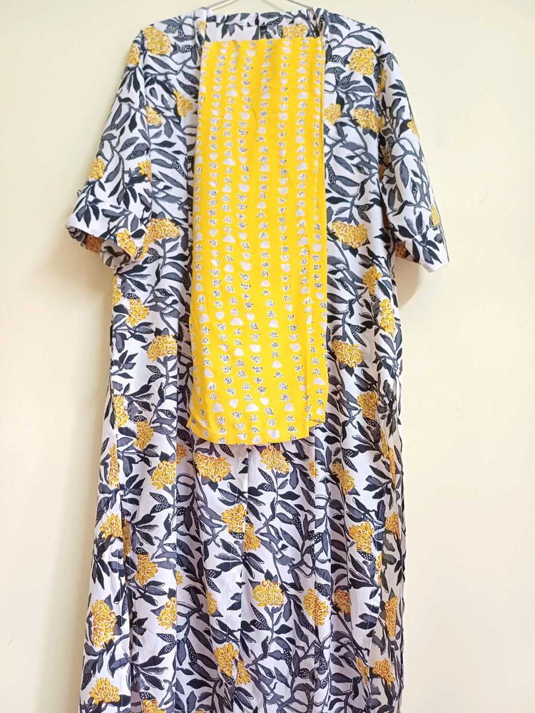 Floral Print Women's Kurta Set