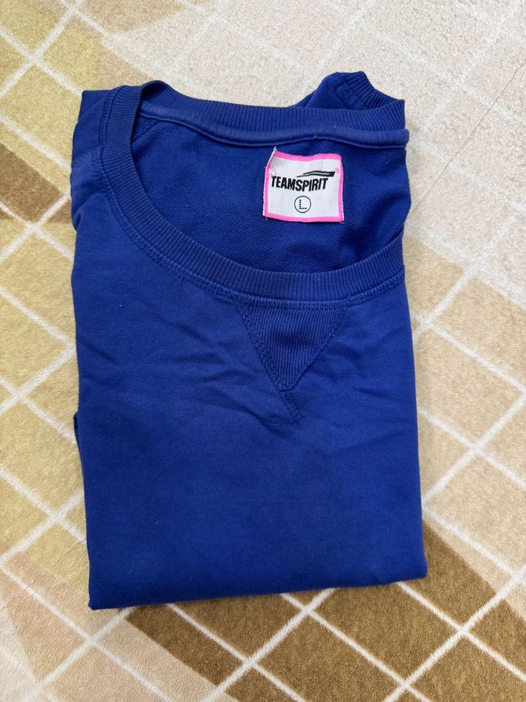 Blue Sweatshirt Teamspirit Lifestyle