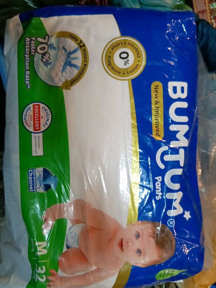 Bumtum Pants Diapers - M 32 Pic
