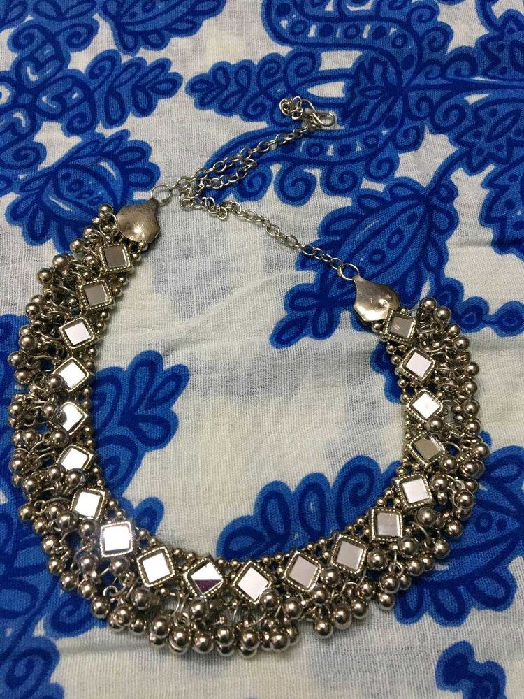 Silver Mirror Necklace
