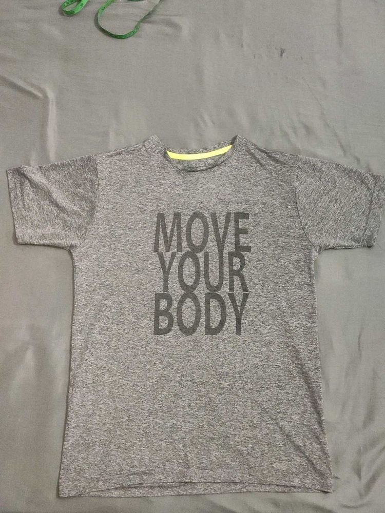 Move Your Body Gray T-Shirt