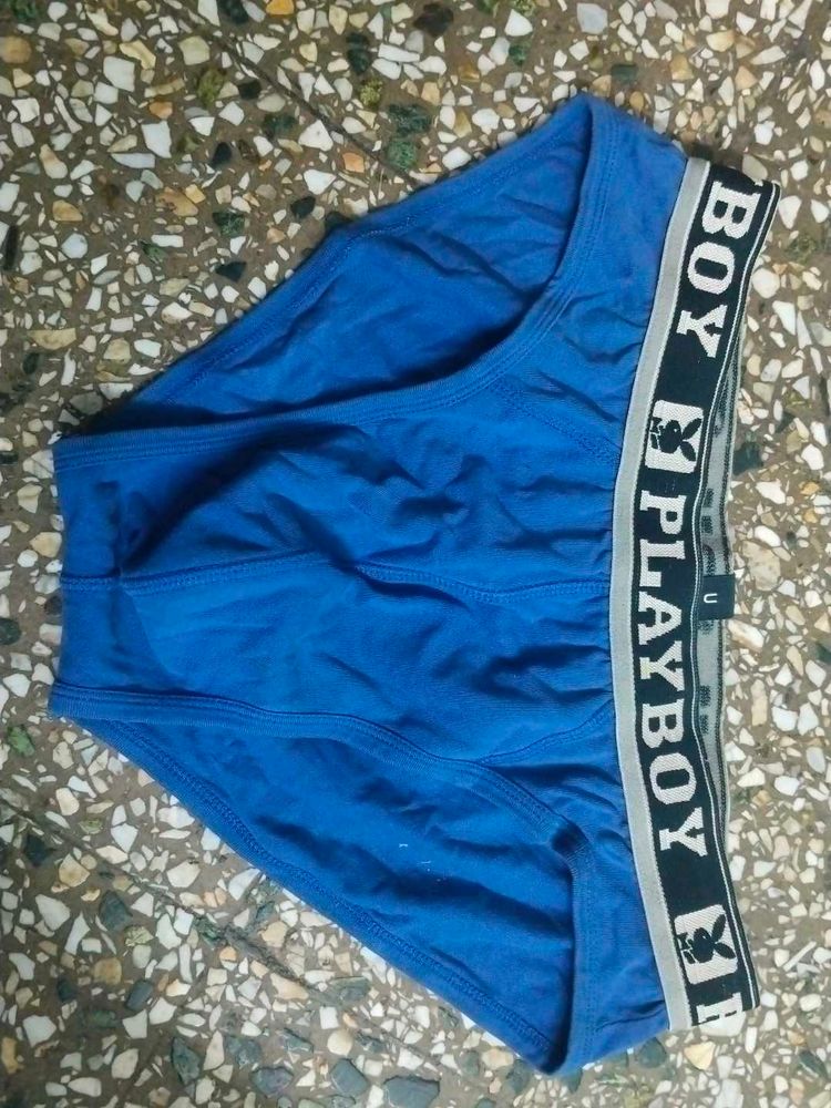 30-32 Size Used Playboy Blue Brief.