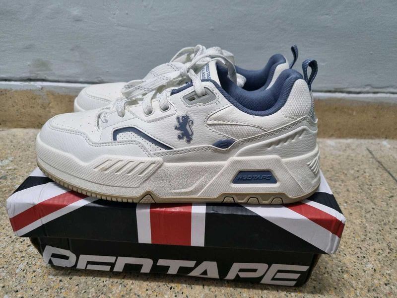 Redtape Unisex Classic White Sneakers
