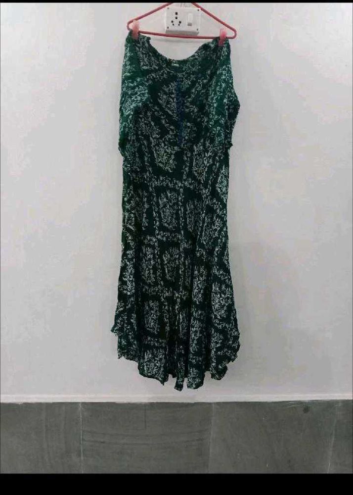 Green Floral Dress