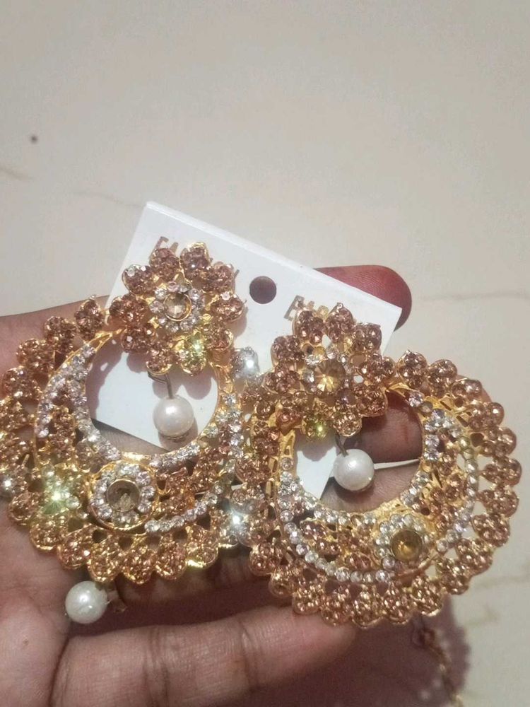 Sparkling Gold Earrings