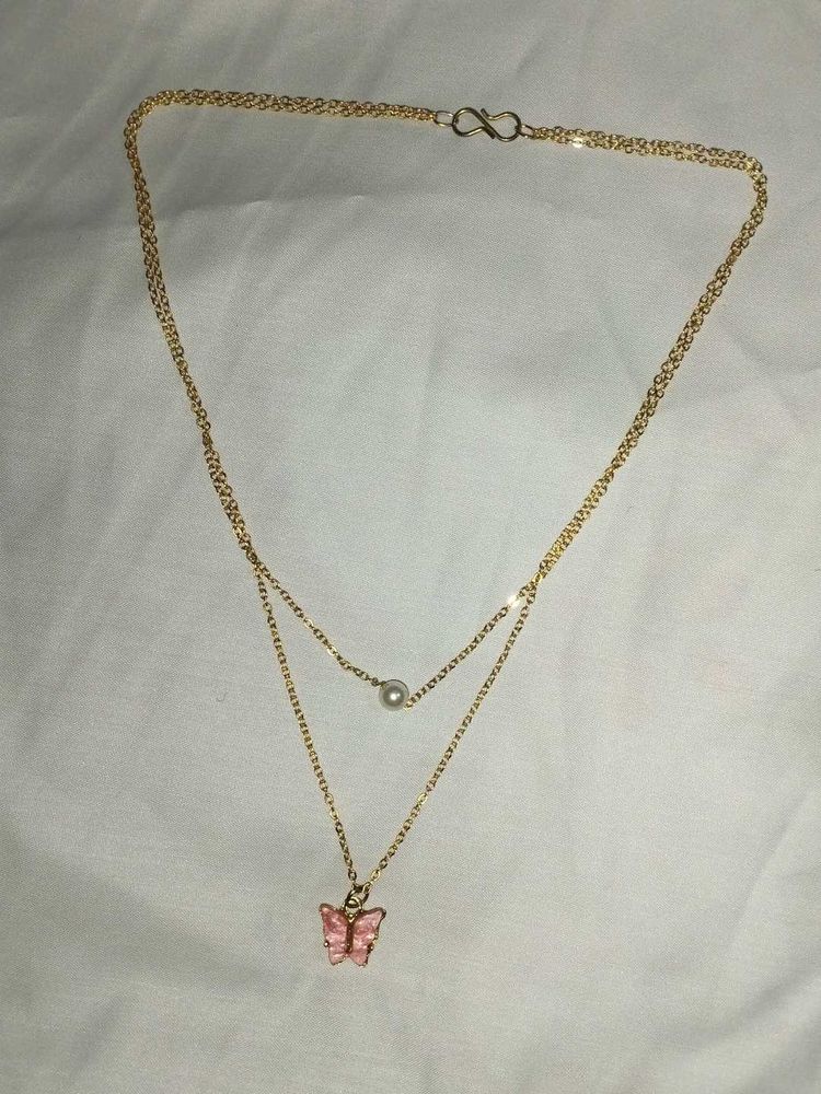 Butterfly Layered Necklace
