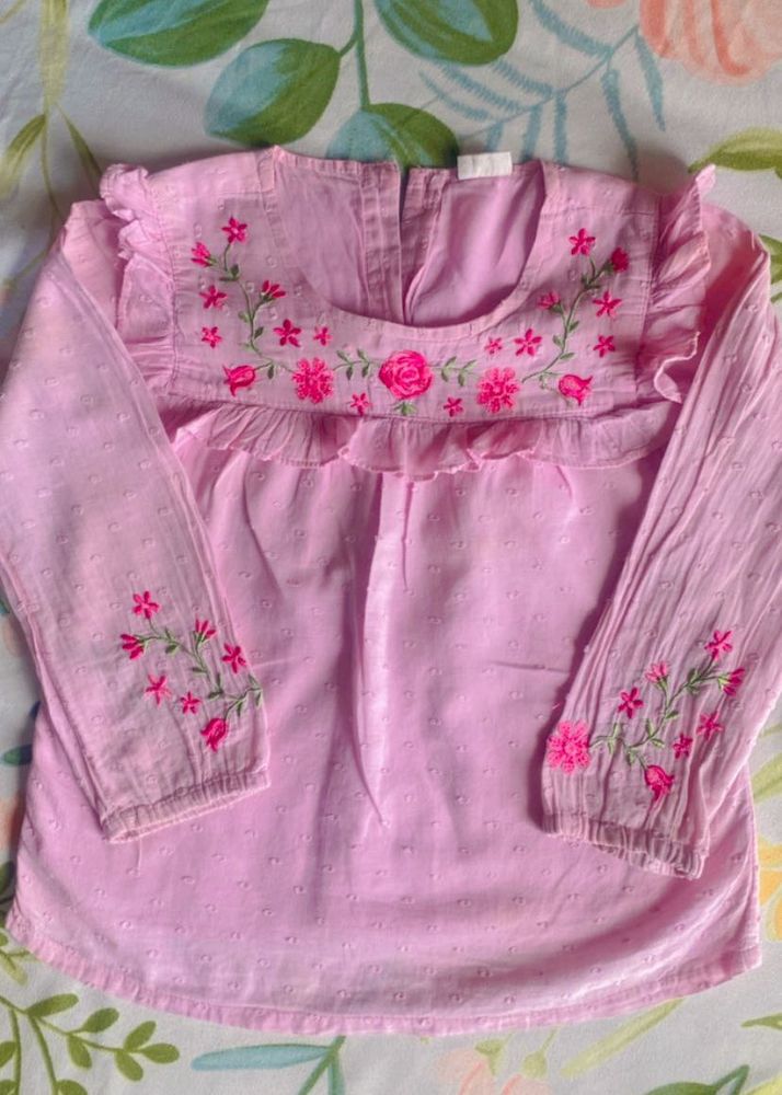 Cute Embroidered Top