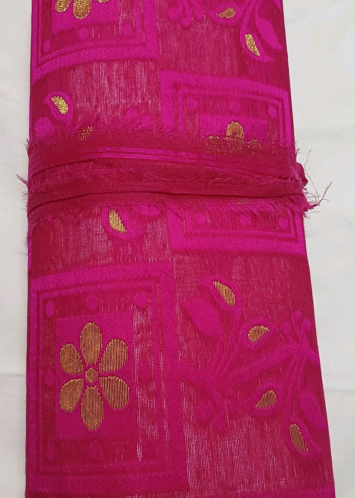 dhakai jamdani pink color saree
