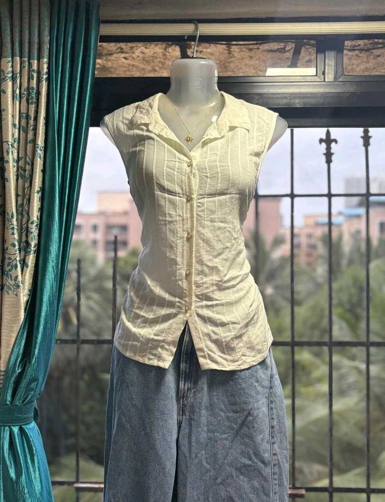 Striped Sleeveless Top