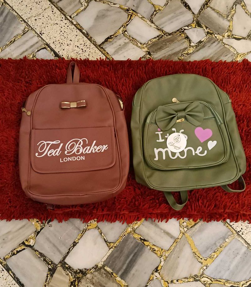 2 BACKPACK WITH TAG