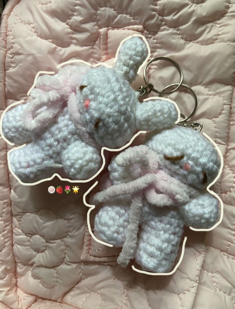 Crochet keychain