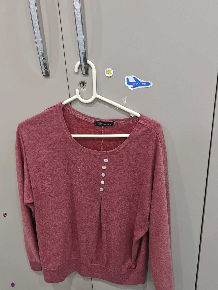 Casual Top with Buttons