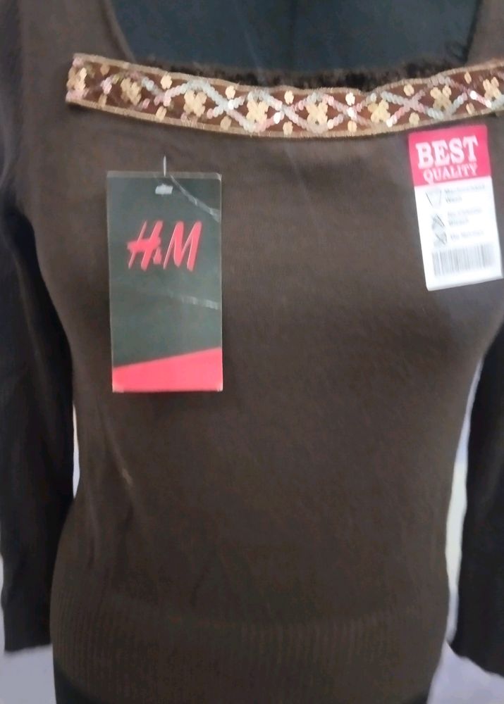 Brown Colour Top