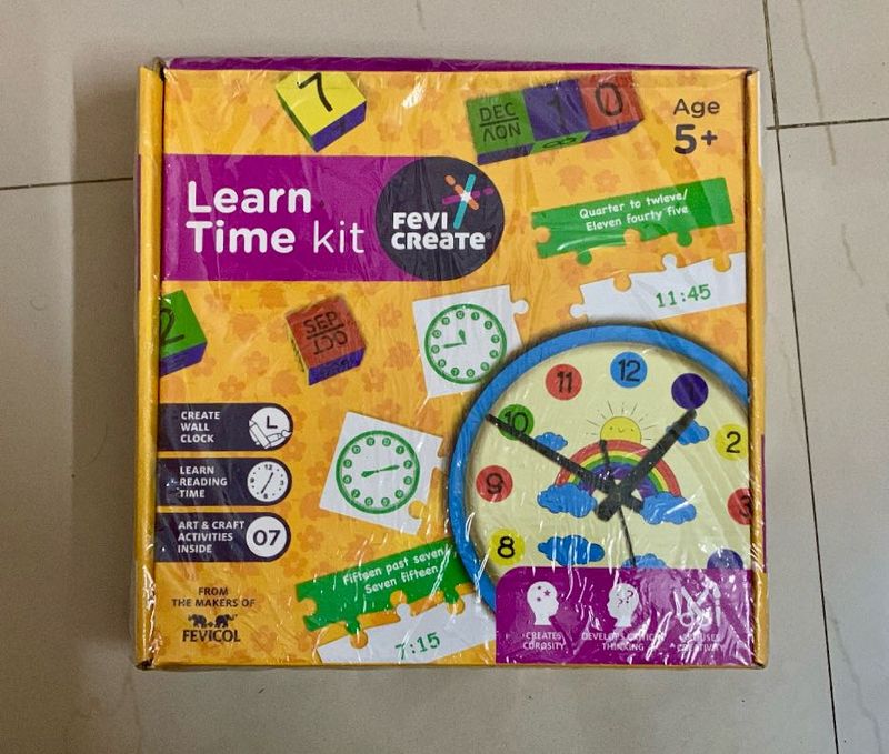 Fevicreate Learn Time Kit 5+ Years