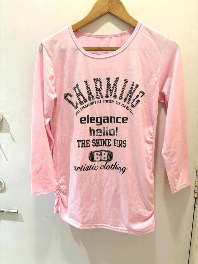 Beautiful Pink  Long Sleeve Tee