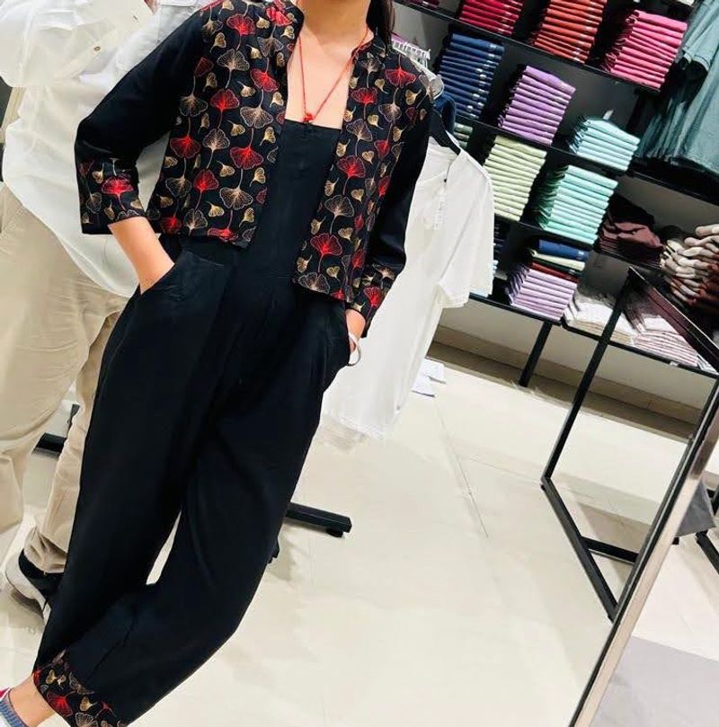 Stylish Jumpsuit &amp; Top Set