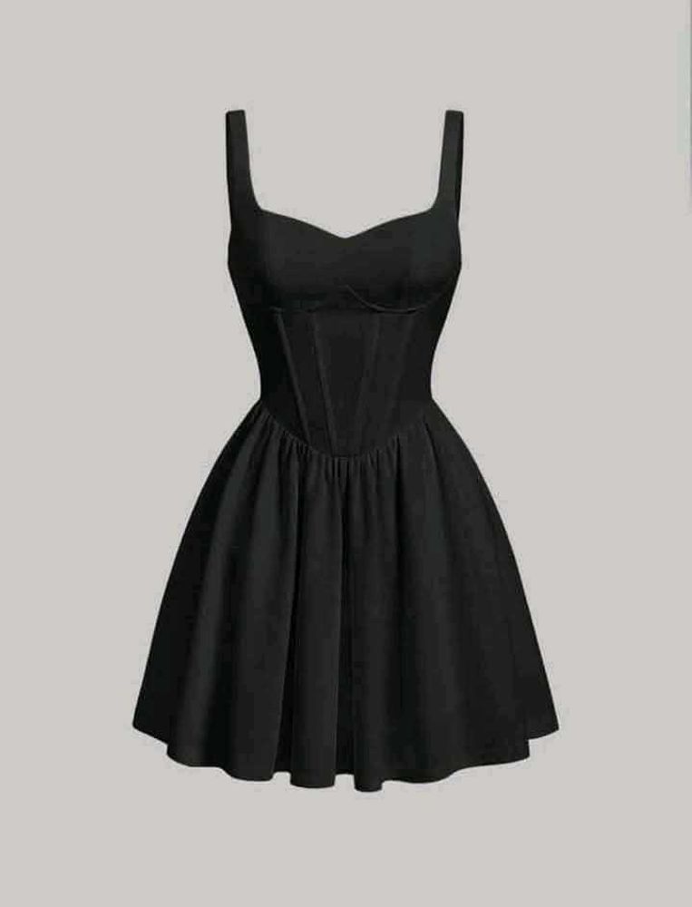 mini corset dress with V down waist