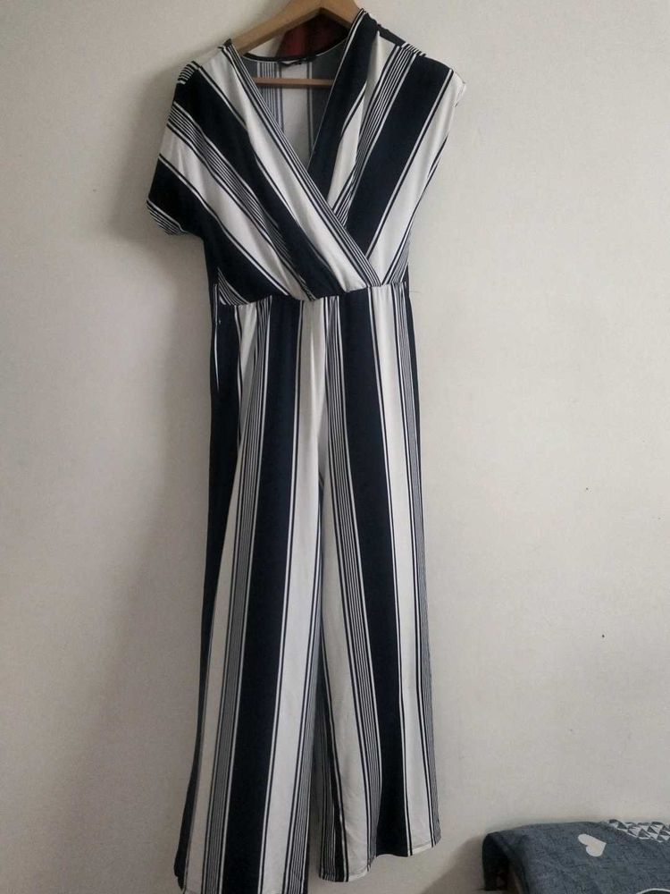 Striped Jumpsuit