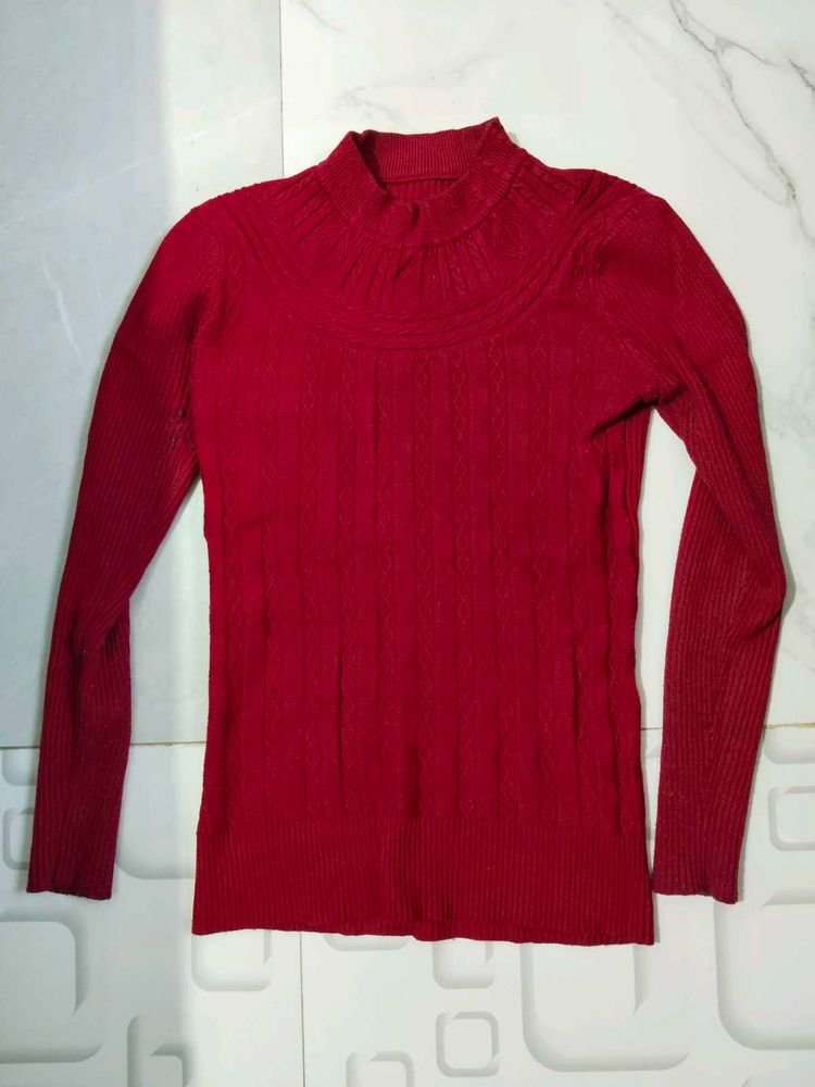Maroon Sweater