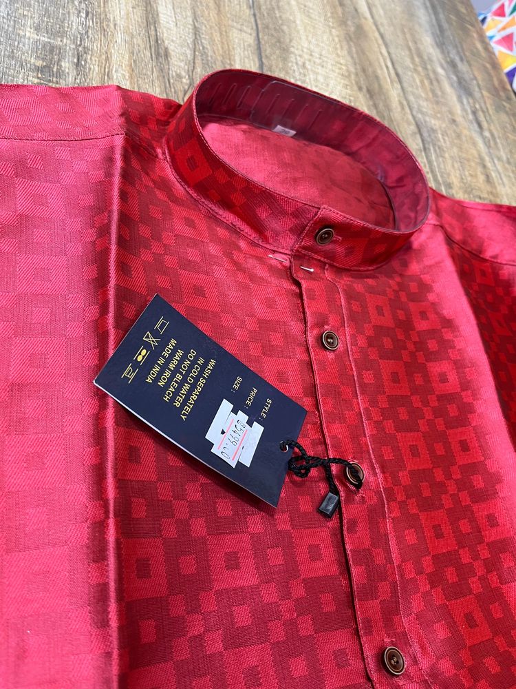 BRIENDS PREMIUM RED SHINE Kurta Size 38
