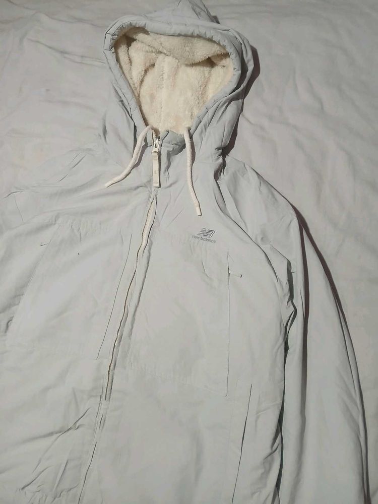 New Balance Sherpa-Lined Hooded Jacket