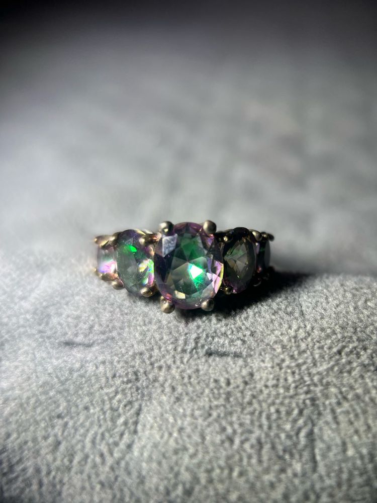 5 Gemstone Diamond Ring