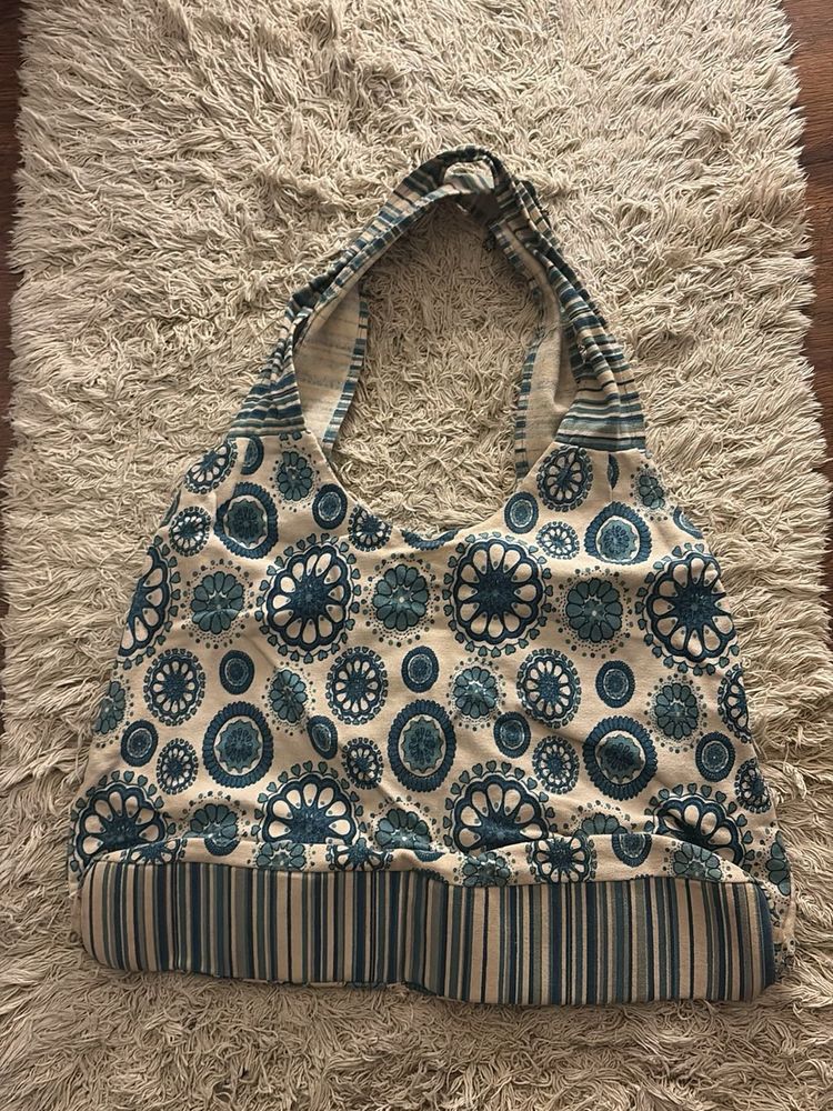 Boho Floral Tote Bag
