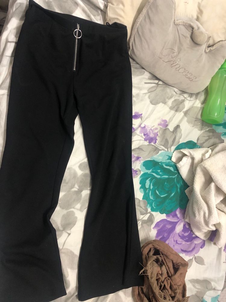 Shein Black Trousers Formal / Party Wear