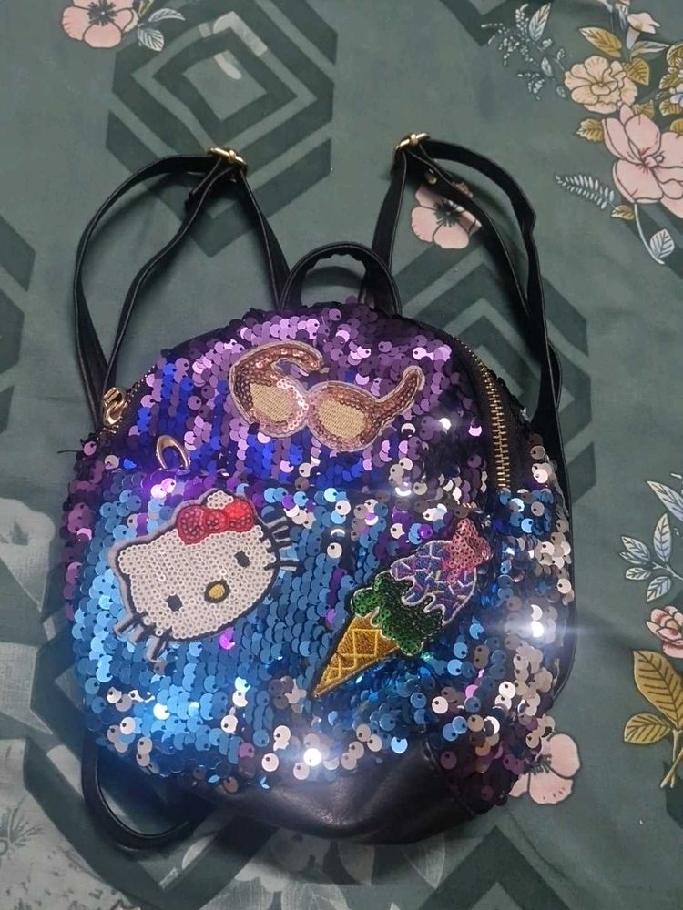 small cute Sequin Mini Backpack