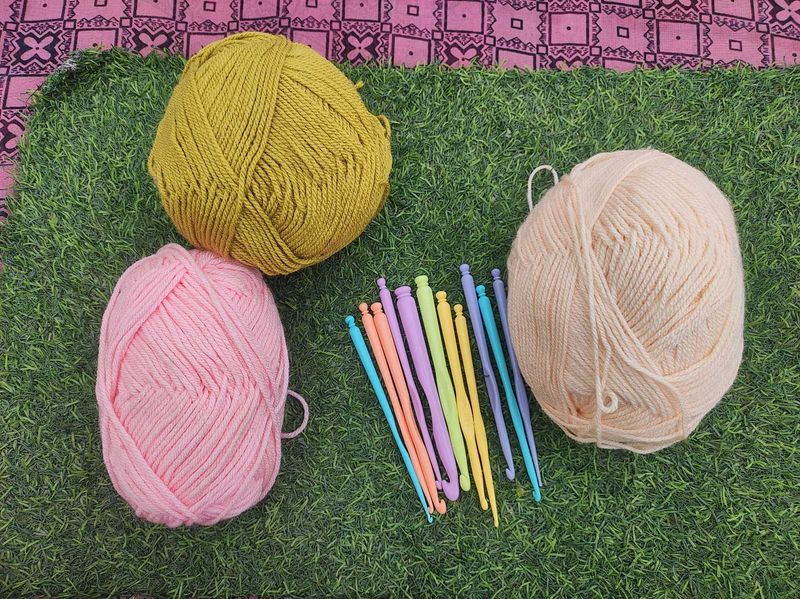 Olivia Yarn🧶 Crochet Hooks And Cotton