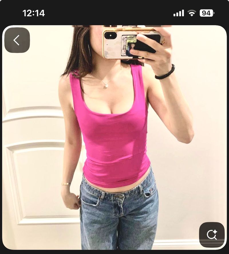 Y2k Pink Tank Top