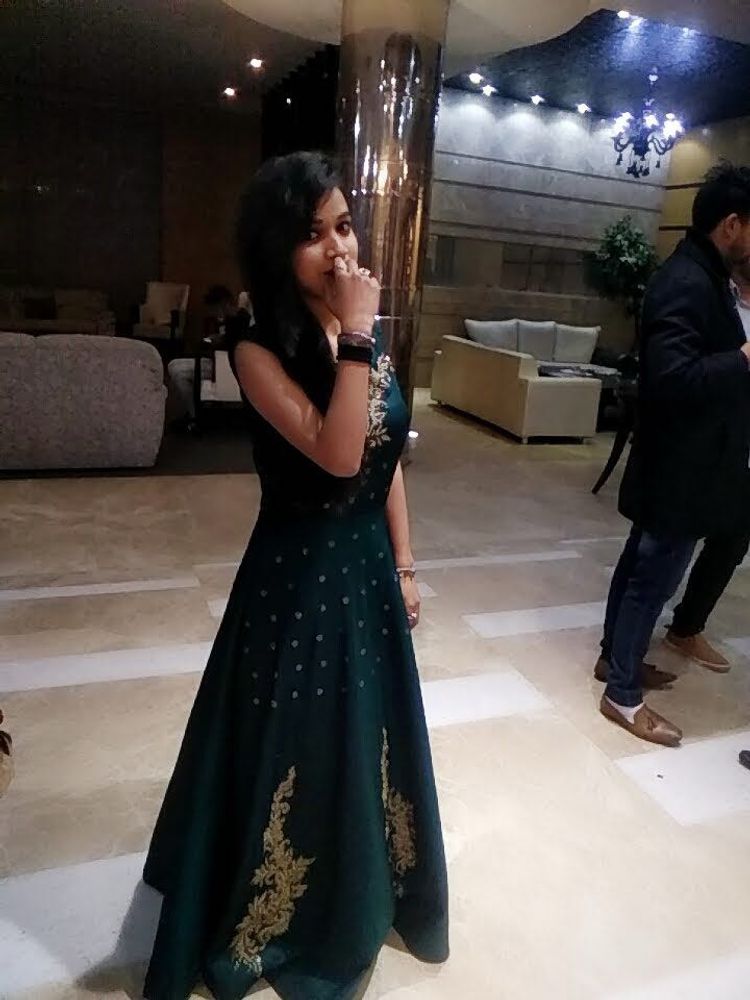 Elegant Green Ethnic Gown