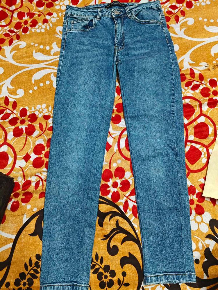 Blue Denim cigarette Jeans